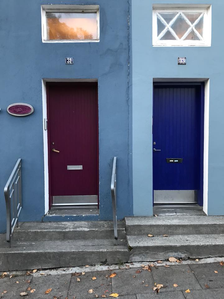 Two Doors in Reykjavík