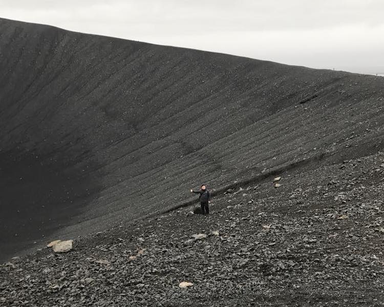 Guy In a Crater