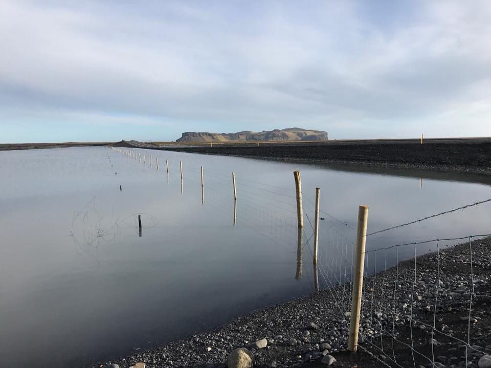 A Flooded area next to Ring Road