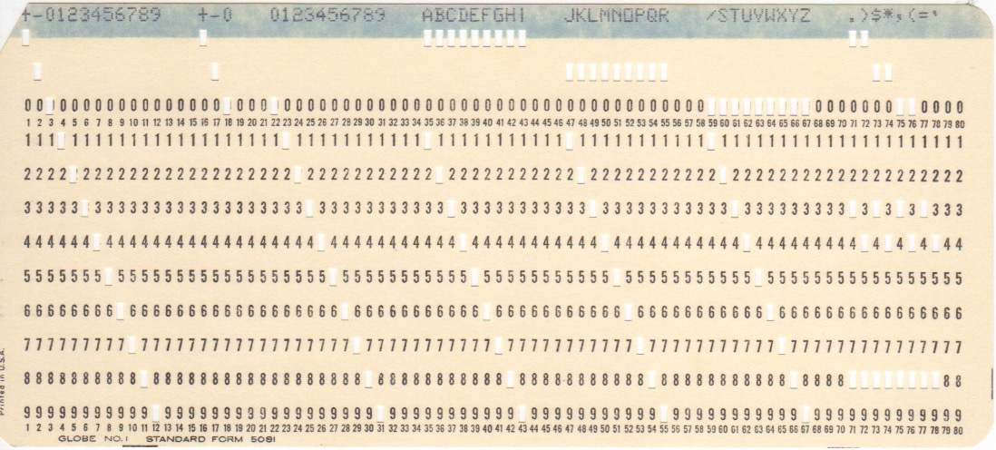 assembly - How binaries are generated using Punched cards